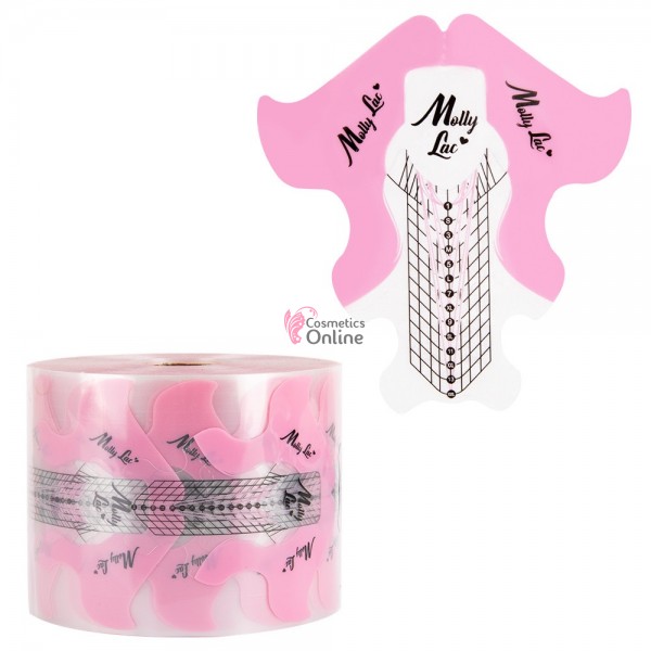 Sabloane pentru unghii SB086 MollyLac Pink 500 bucati 502040